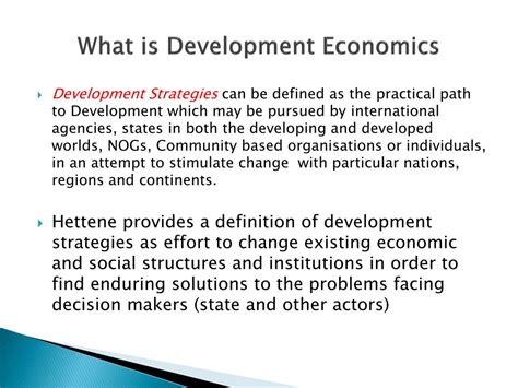 PPT What Is Development Economics PowerPoint Presentation Free