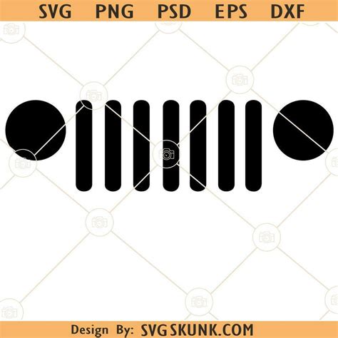Jeep Grill And Headlights Svg Jeep Lover Svg Jeep Girl Svg Jeep Svg