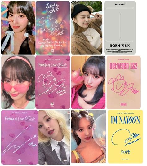 Photo Card Printing Lomo Card Blank Pink Kpop Shop Kpop Merch