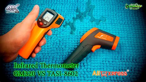 Инфракрасный термометр GM320 против TASI-8602 (4K) - YouTube