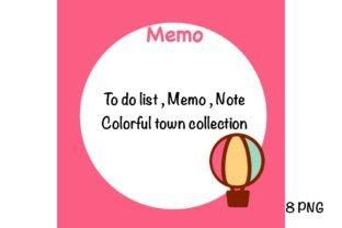 To Do List Memo Note Colorful Town Graphic By Spsweet Creative Fabrica