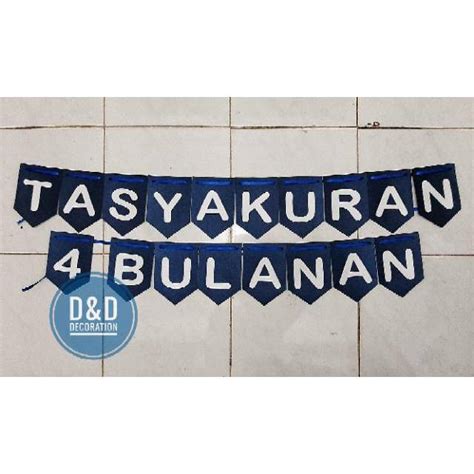 Jual Bunting Flag Tasyakuran Bulanan Shopee Indonesia