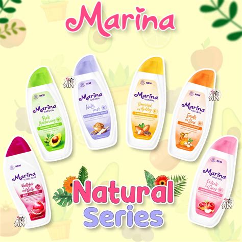 Jual Marina Hand Body Lotion Natural Series 100ml Nourished Nutri