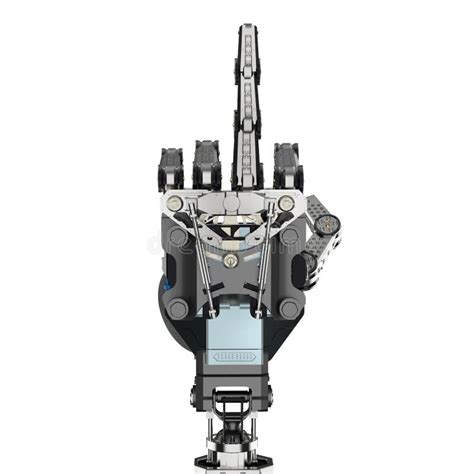 Cyborg Hand Isolated Stock Illustration Illustration Of Insult 157259461