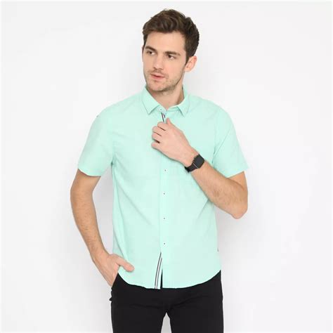 Jual Ricardo RICARDO D BRITANO Kemeja Pria Lengan Pendek Polos Tosca