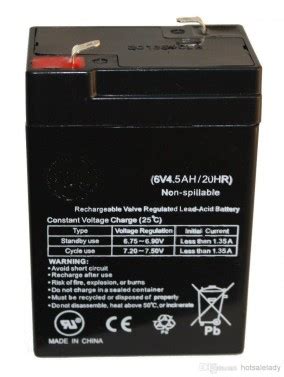Аккумулятор Xinleina 6V 4.5Ah - 3-FM-4.5 | детский транспорт с ...