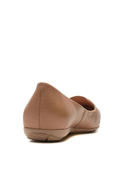 Sapatilha Couro Bottero Perfuros Nude Compre Agora Dafiti Brasil