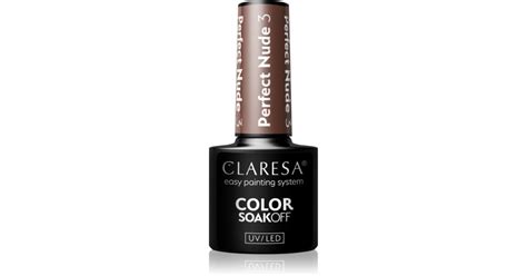 Claresa Soakoff Uv Led Color Perfect Nude Geelikynsilakka Notino Fi