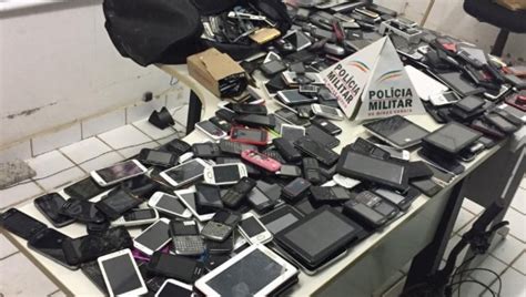 PM Recupera Quase 300 Celulares Furtados E Roubados No Aglomerado Da Serra