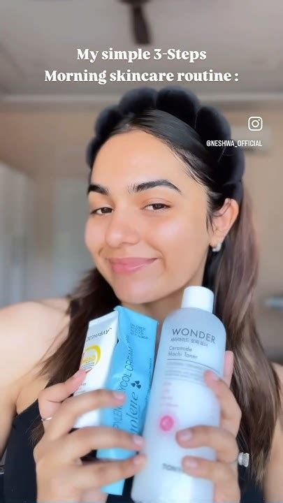 Easy 3 Steps Morning Skincare Routine🤍 Skincareroutine Skincare