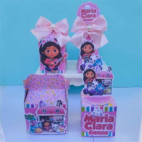 Kit Festa Personalizado Casa Mágica Da Gabby 20 Unidades Elo7