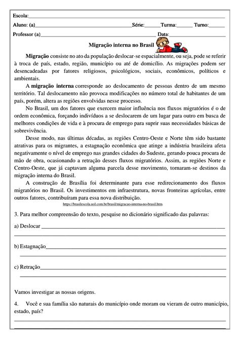 Migração Externa E Interna