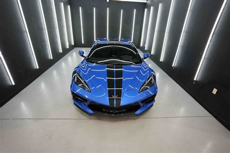 2020 Chevy Corvette C8 Blue - American Detail