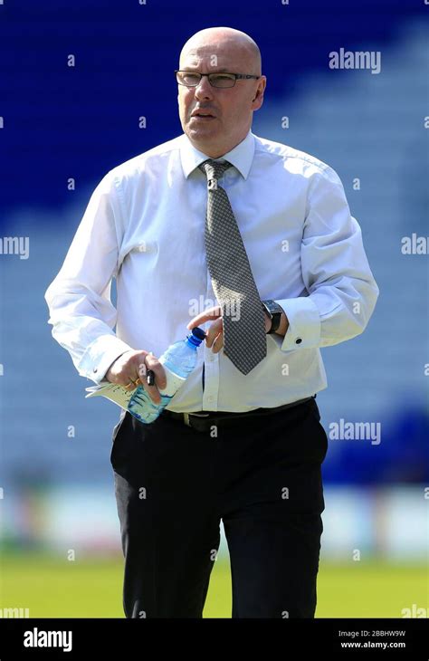 leeds united manager brian mcdermott  res stock photography