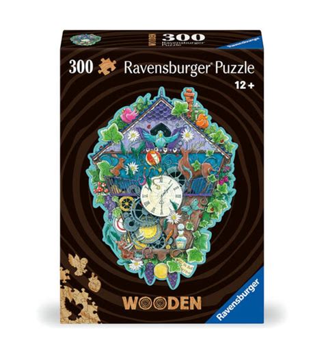 Ravensburger Wooden Puzzle Kuckucksuhr Teile Kontur