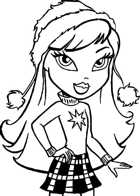 Cute Bratz Coloring Pages Pdf To Print