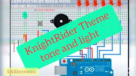 Knight Rider Theme Based Arduino Tone Player Youtube