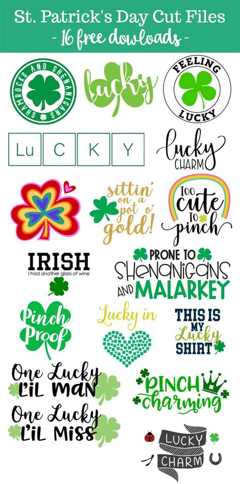 Art And Collectibles 6 St Patricks Day Svg Bundle Shamrock Svg Luck Svg