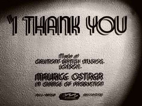 I Thank You 1941 Opening Credits 3