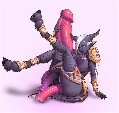 Commission Futanari Draenei Paladin Jaslaena By Kruth666 Hentai Foundry