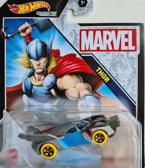 Hot Wheels Character Cars Thor Marvel Universo Hot Wheels