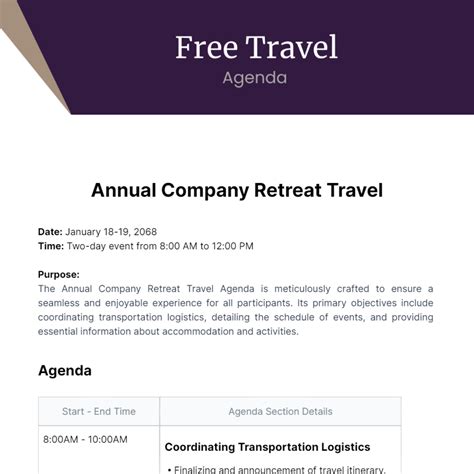 Free Agenda Templates Edit Online And Download