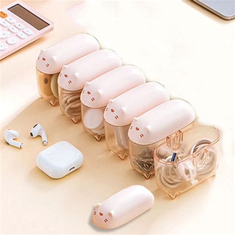 Мини-коробка для хранения кабелей, контейнер для кабеля данных ...