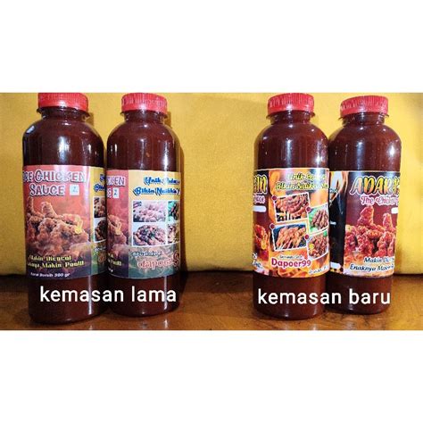 Jual Pahe Botol Gram Saos Pedas Fire Chicken Hot Lava Shopee Indonesia