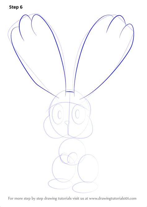 How To Draw Bunnelby From Pokemon Pokemon Step By Step