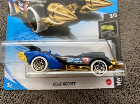Hot Wheels Ollie Rocket Gold Black Treasure Hunt L Case HW Space EBay