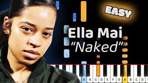Ella Mai Naked Piano Tutorial Easy YouTube