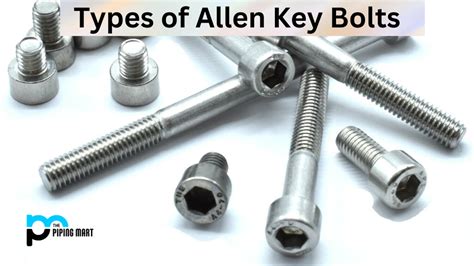 Types Of Allen Key Bolts at Kathleen Delgado blog