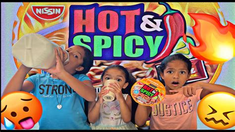 Hot And Spicy Ramen Noodle Challenge YouTube