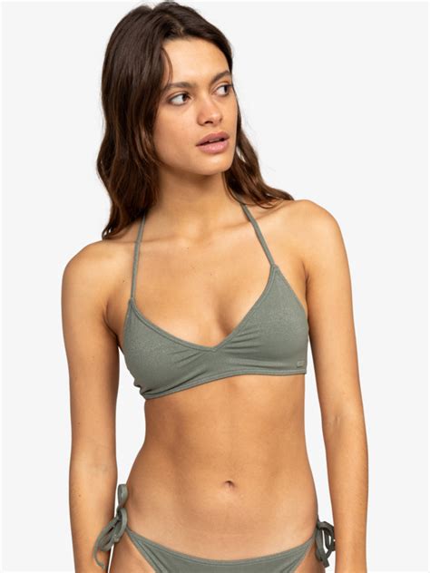 Shiny Wave Haut De Bikini Coupe Tri Pour Femme Roxy