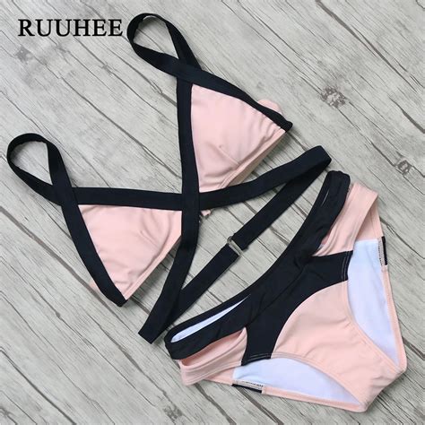 Sexy Bandage Brazilian Bikini Women Swimwear Bikinis Push Up Swimsuit Biquini Bathing Suit