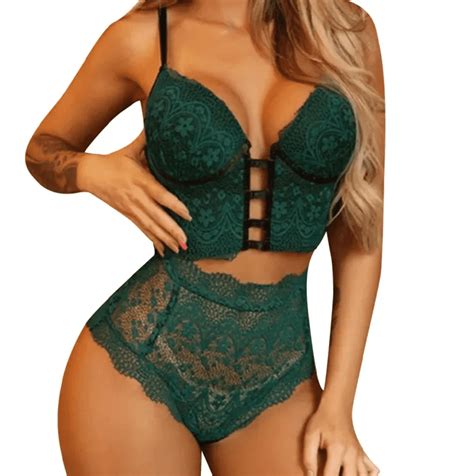 Sexy Teddy Lingerie For Women Sexy Lace Bodysuit Nightie Lingerie Pcs