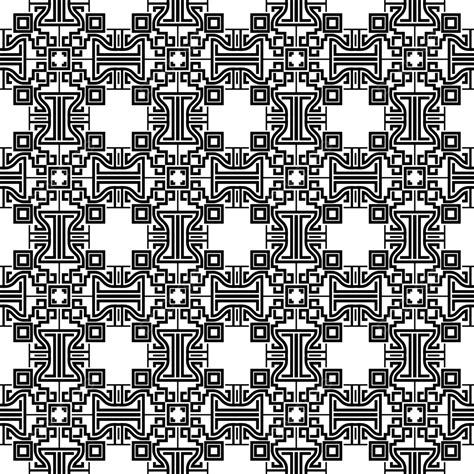 Pattern Seamless Design Texture Ornate Wallpaper Vector Texture