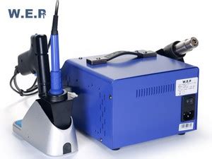 In Desoldering Soldering Iron Rework Station With Hot Air Gun Sucker Tin Gun Suction Pen