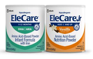 EleCare Hypoallergenic Formulas Home