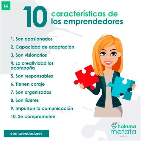 Emprendedores Caracter Sticas Que Los Identifica