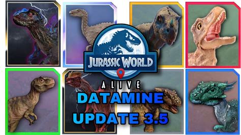 JURASSIC WORLD ALIVE 3 5 Is INTERESTING Mini Mortem T Rex Dinos