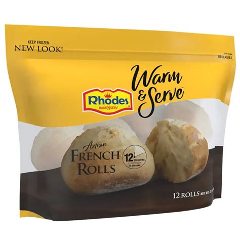Rhodes Bake N Serv Artisan French Rolls Auburn Opelika Delivery Service