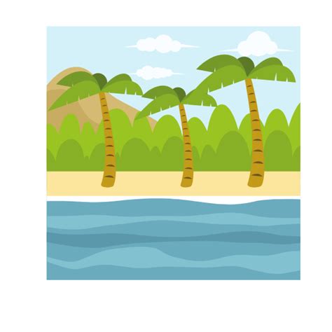 Tropical Setting Free Svg