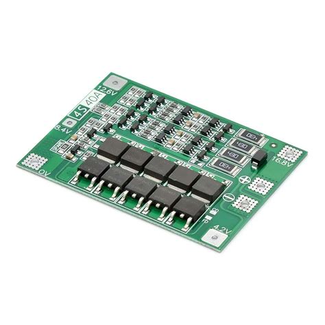 Lithium Battery Charger Protection Module (BMS) 4S 40A 16.8V | Makers ...