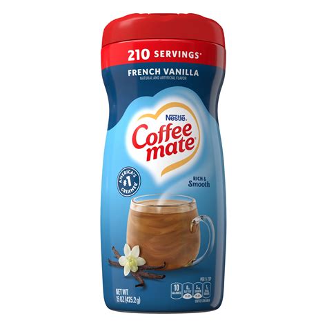 Nestle Coffee mate French Vanilla Powder Coffee Creamer, 15 oz ...