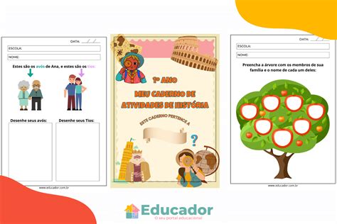 Atividades De História Para O 1o Ano Do Ensino Fundamental
