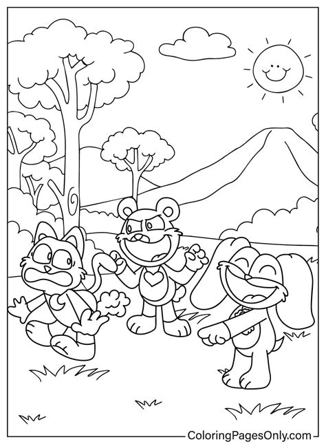 Bobby BearHug Coloring Page - Free Printable Coloring Pages