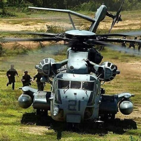 Marines Are Evacuated By Sikorsky CH 53E Super Stallion In Military