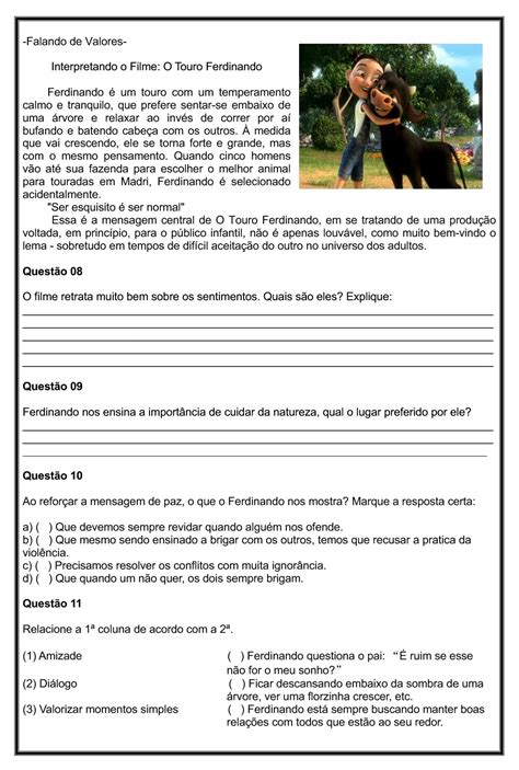 Texto Reflexivo Com Interpretação 8o Ano