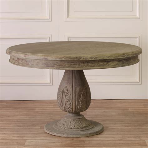 acorn pedestal  medium cm dining table furniture la maison